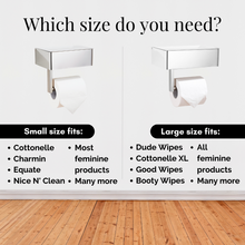 Load image into Gallery viewer, Polished Chrome Toilet Paper Holder with Storage