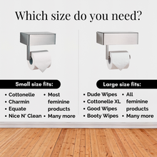 Load image into Gallery viewer, Brushed Nickel Toilet Paper Holder with Storage