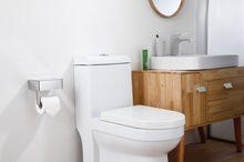 Load image into Gallery viewer, Polished Chrome Toilet Paper Holder with Storage